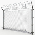 GALVANIED PVC PVC FENCE CONDUCTION DE LA CHATE